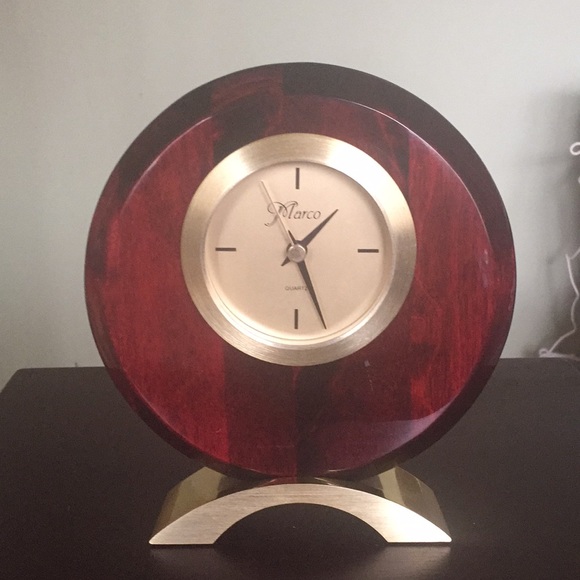 Clock- Marco Rosewood Quartz - Picture 1 of 3